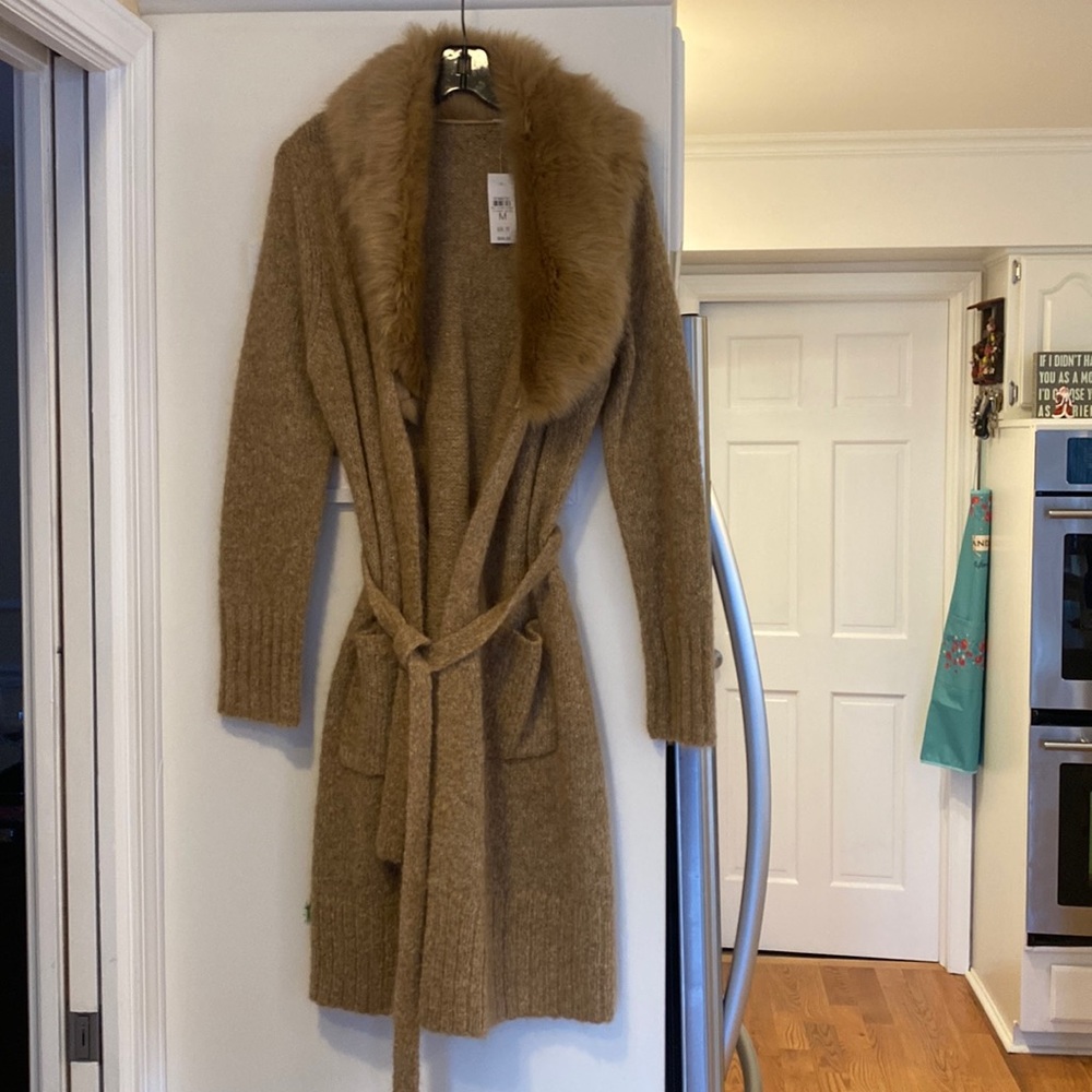 Sweater coat size m ann Taylor loft